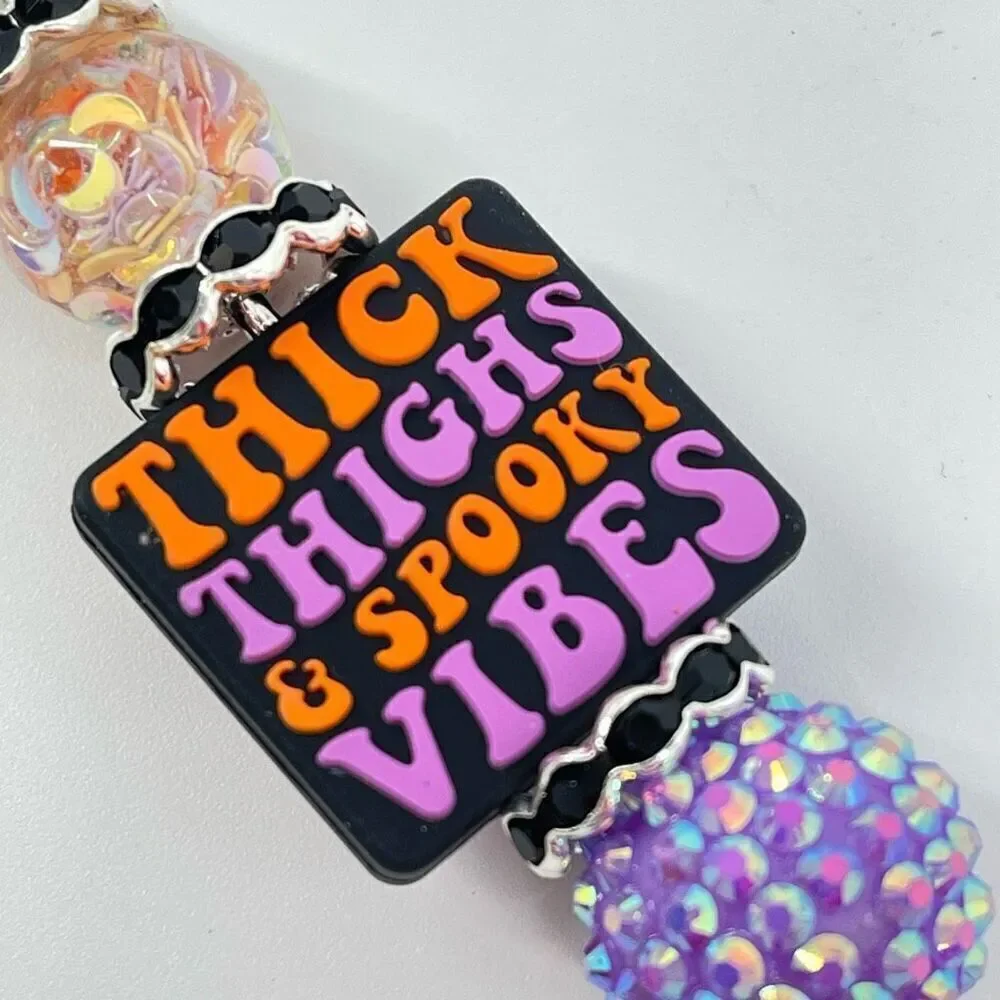 Keychain purse charm Beaded Keychain For Women, Bar Keychain, Silicone bead keyc - Picture 8 of 9